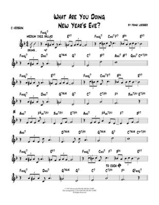 What Are You Doing New Year’s Eve? – A Sheet Music Journey